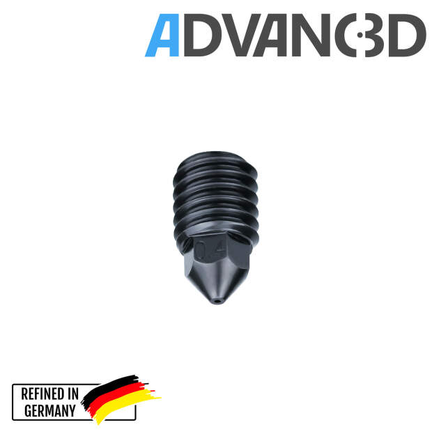 Advanc3D hardened nozzle for interchangeable nozzles Hotend suitable for P1P / X1C 0.2mm