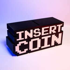 Advanc3D "Insert Coin" coin box: retro 8-bit...