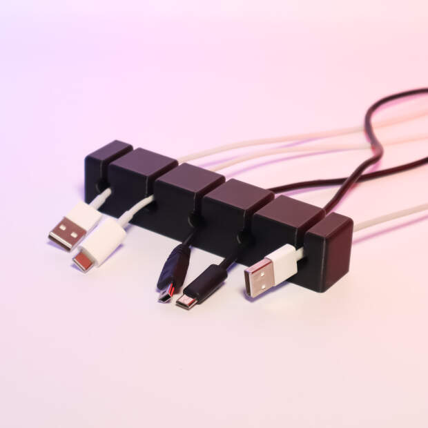 Advanc3D cable blocks: Stylish organization for your desk