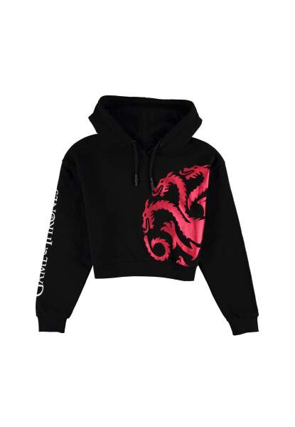 GOT - House of the Dragon - Womens cropped Hoodie with dropped shoulders