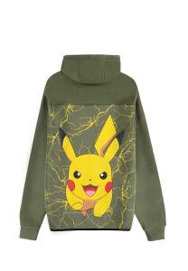 Pokémon - Pikachu Mens Sherpa Zipper Hoodie