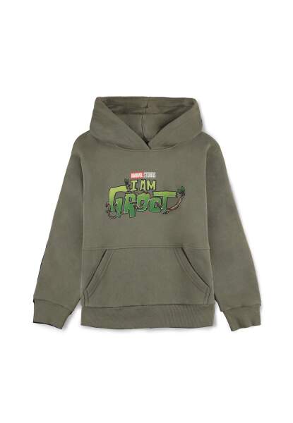 Marvel - I am Groot - Boys Regular Fit Logo Hoodie