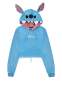 Lilo & Stitch - Stitch - Womens Novelty Cropped Hoodie