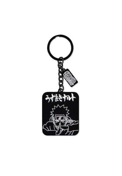 Naruto Shippuden - Line art Metal Keychain