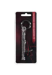 Assassins Creed Shadows - Kusarigama Metal Keychain