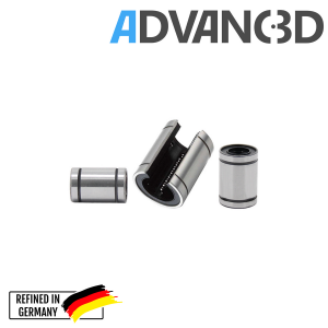 Advanc3D UltraSmooth LM8UU Linear Kugellager - 8mm Welle,...