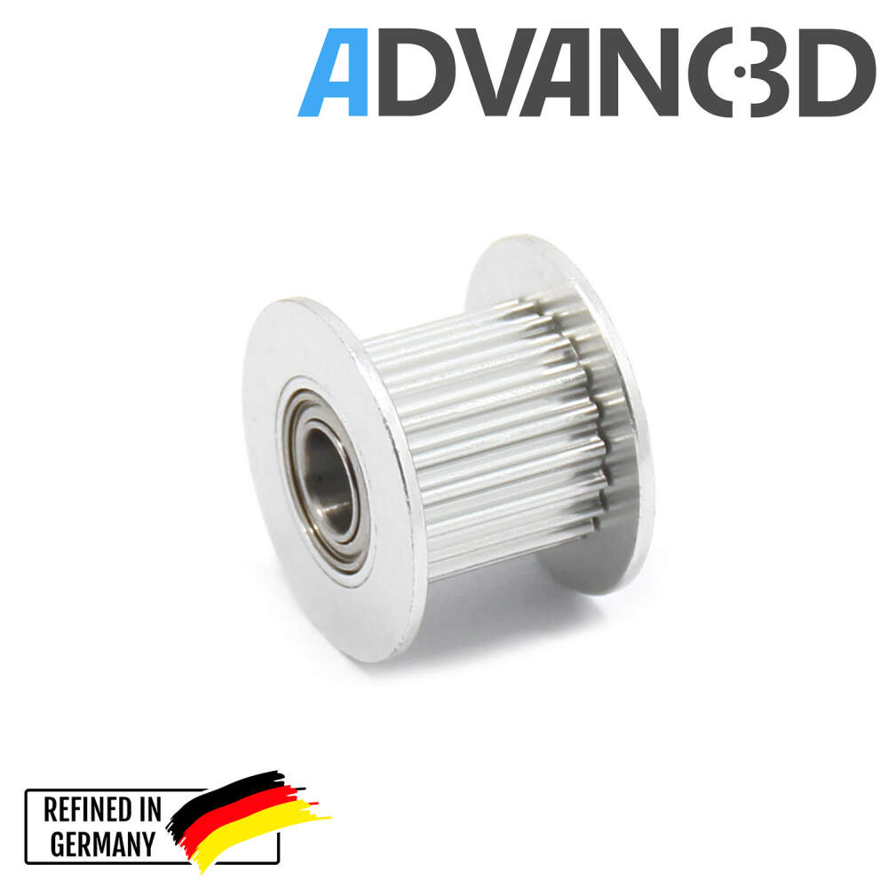 Advanc3D Tensioner pulley for 5mm axles 20 teeth for 6mm belt GT2 P
